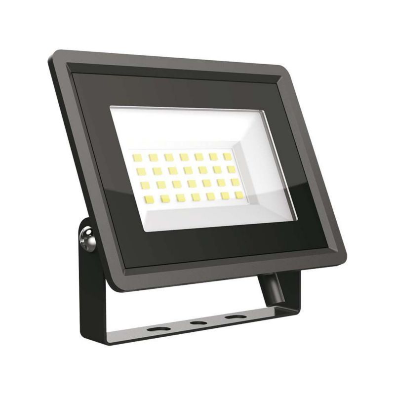 Naświetlacz LED V-TAC czarny LED 20W 4000K 1650lm IP65 wym: 10,5 x 12 x 2,7 cm aluminium - 1 szt.