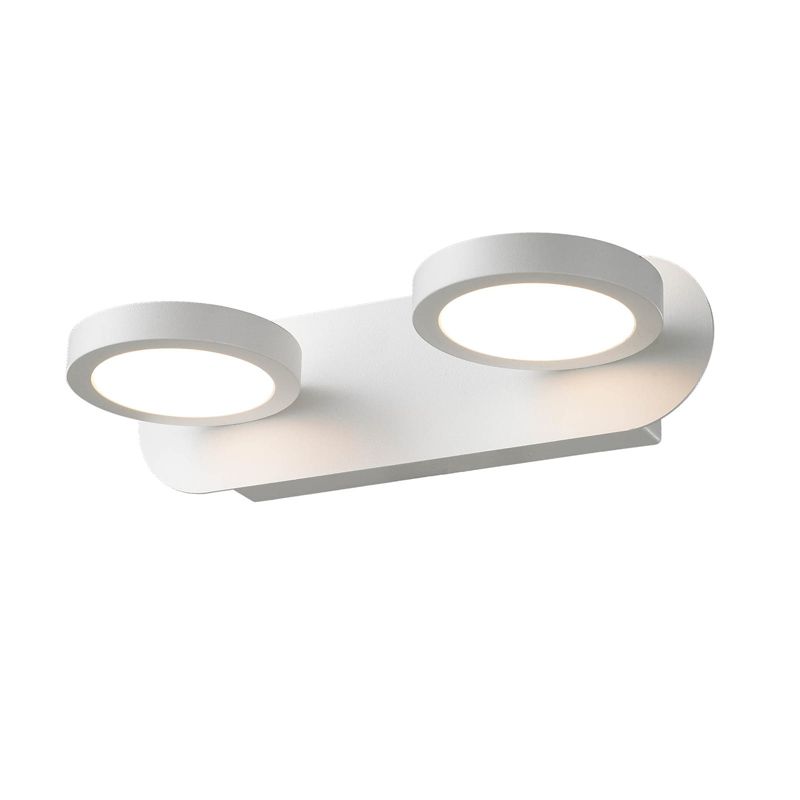 Kinkiet ścienny Italux Kendra biały styl nowoczesny LED 10W 3000K 630lm IP21 wym: 13 x 25 cm - 1 szt.
