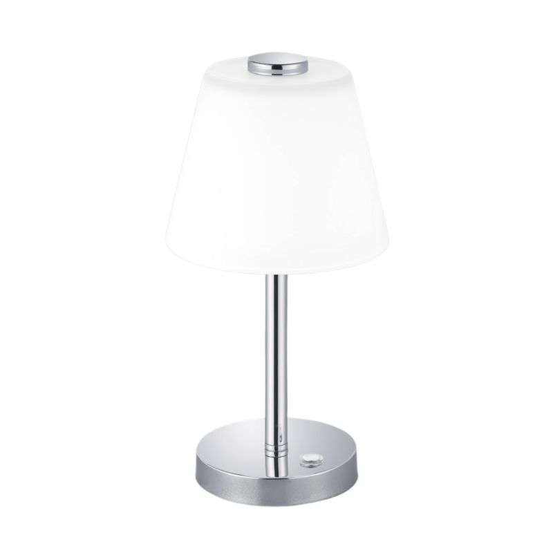 Lampka stołowa Trio Emerald chromowana biała LED 4W 3000K 350lm IP20 wym: 29 x 15 x 15 cm szkło - 1 szt.