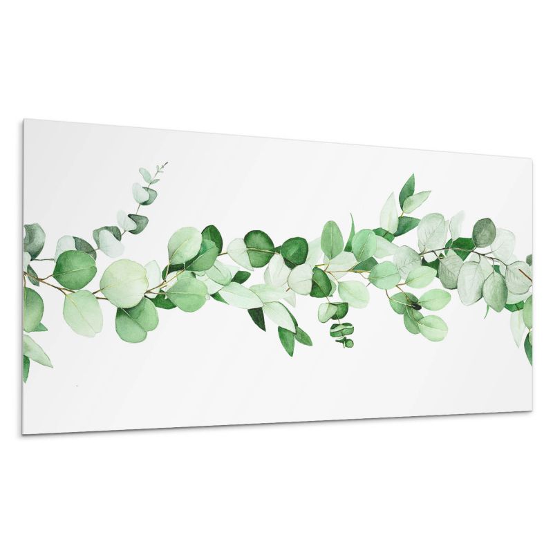 Panel samoprzylepny Wallfluent 100x50 cm Delikatny splot z motywem liści 1 szt.