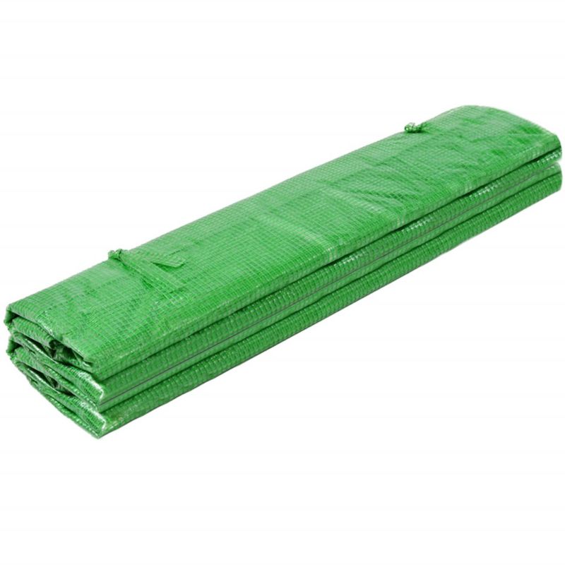 Folia zapasowa do tunelu ogrodowego Springos 3x2x2 m UV-4 140gs/m zielona 1 szt.