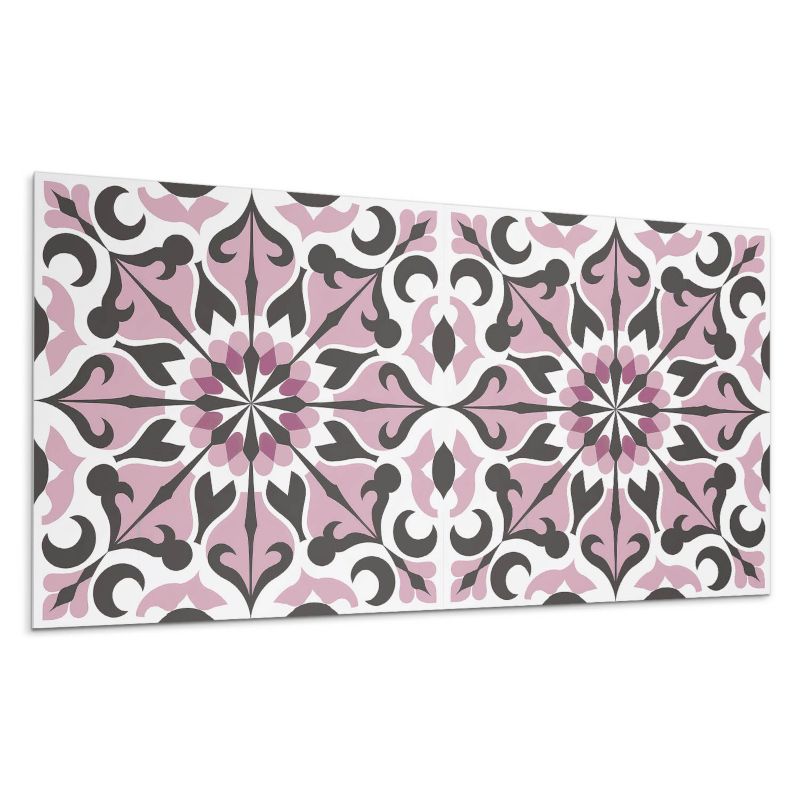 Kafelki samoprzylepne Wallfluent 60x30 cm Symetryczne motywy roślinne w harmonii 6 szt.