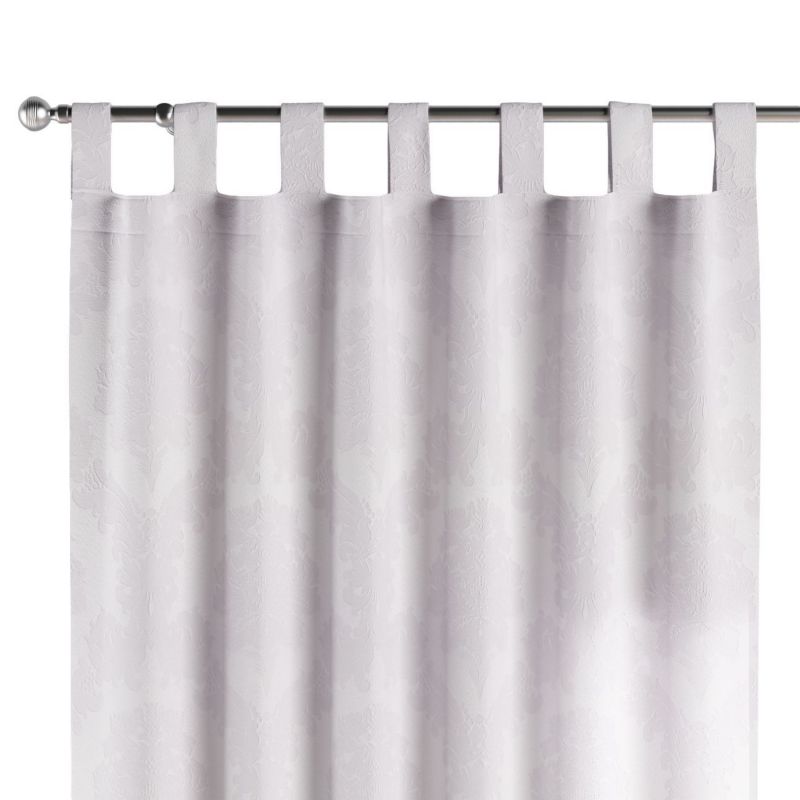 Zasłona na szelkach 1 szt. 130 x 260 cm Dekoria liście akantu na białym tle 1 szt.