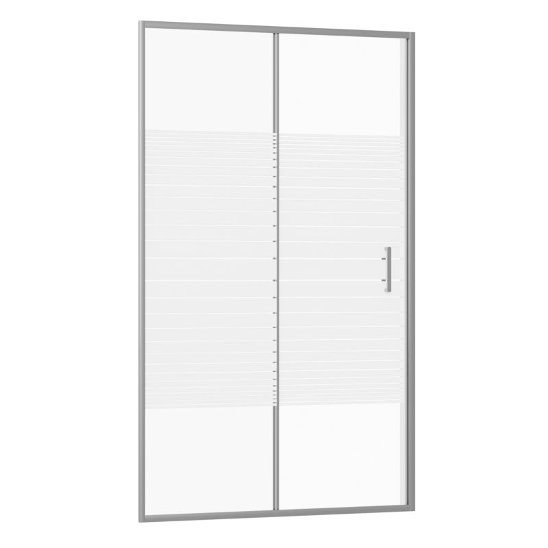 Drzwi prysznicowe przesuwne MERAPI SEVANTE 110 cm chrom 1 szt.