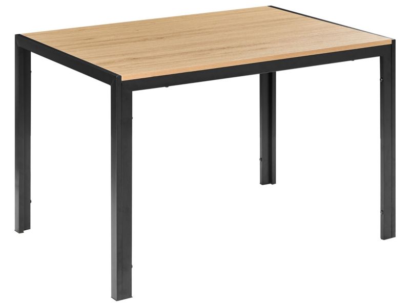 Stół do jadalni Mann Czarny/ jasny brąz 120 cm 70 cm 1 szt.