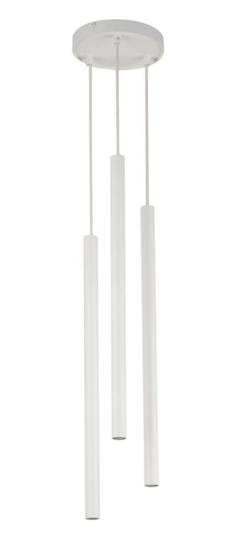 Lampa wisząca Sigma Lighting Sopel 4407 biała dekoracyjna 3xG9 x 3W 1 szt.