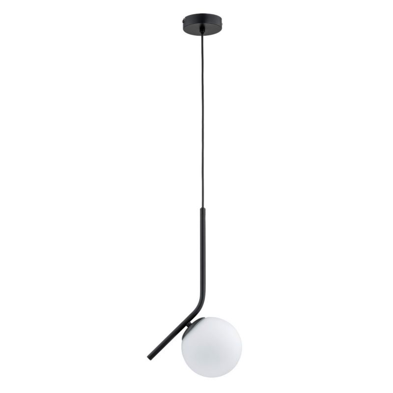 Lampa wisząca Alfa Liberty 2259 czarno-biała minimalistyczna 1xE14 x 10W 1 szt.
