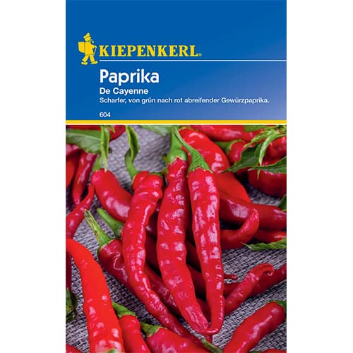1 szt, Papryka ostra De Cayenne - Nasiona: Ilość w opakowaniu: 80 szt.