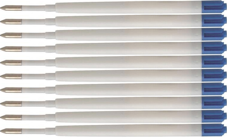 10x Wkład do długopisu MemoBe, 95mm, 0.7mm, 20 sztuk, niebieski