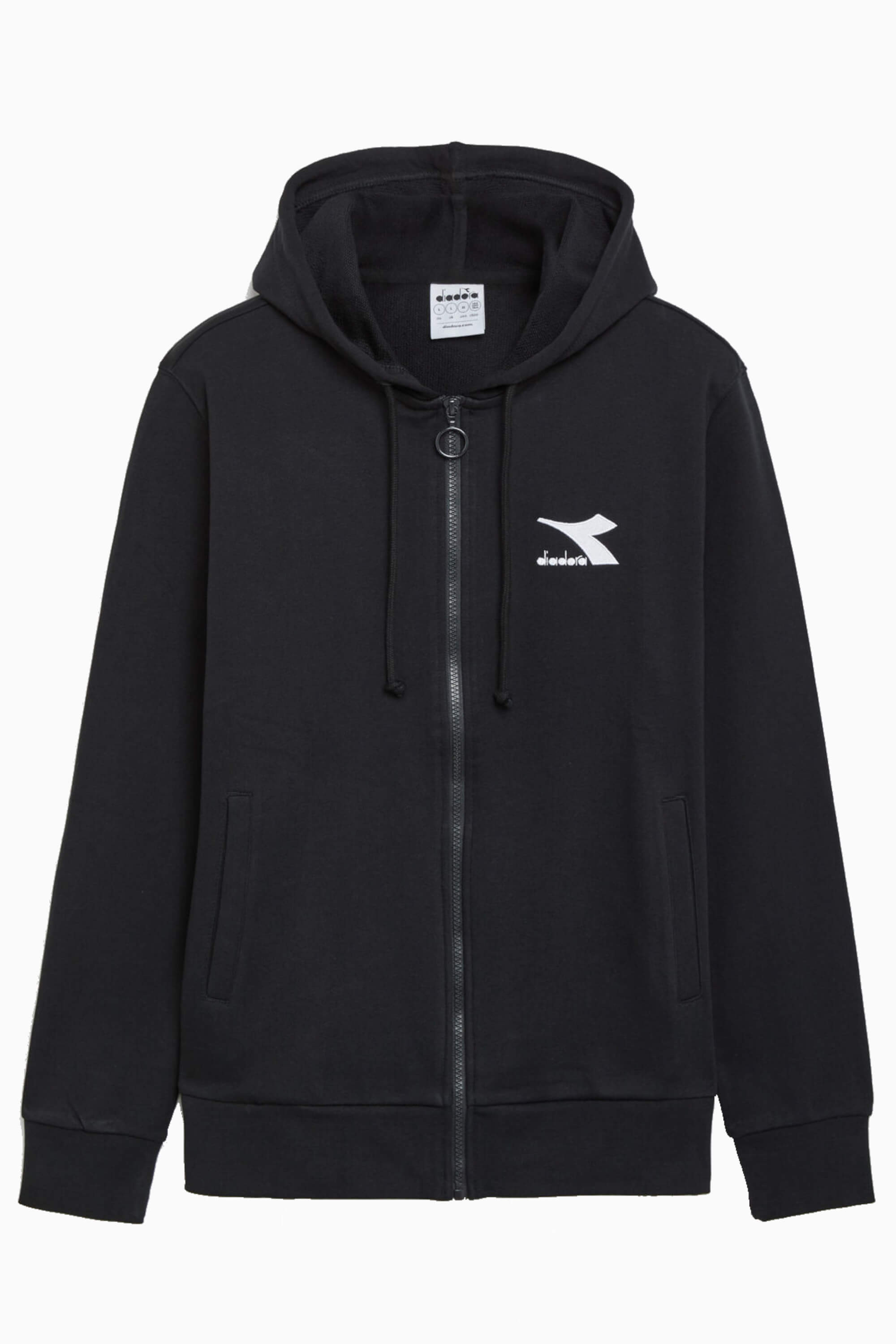 Bluza z kapturem Diadora FZ Core - Czarny