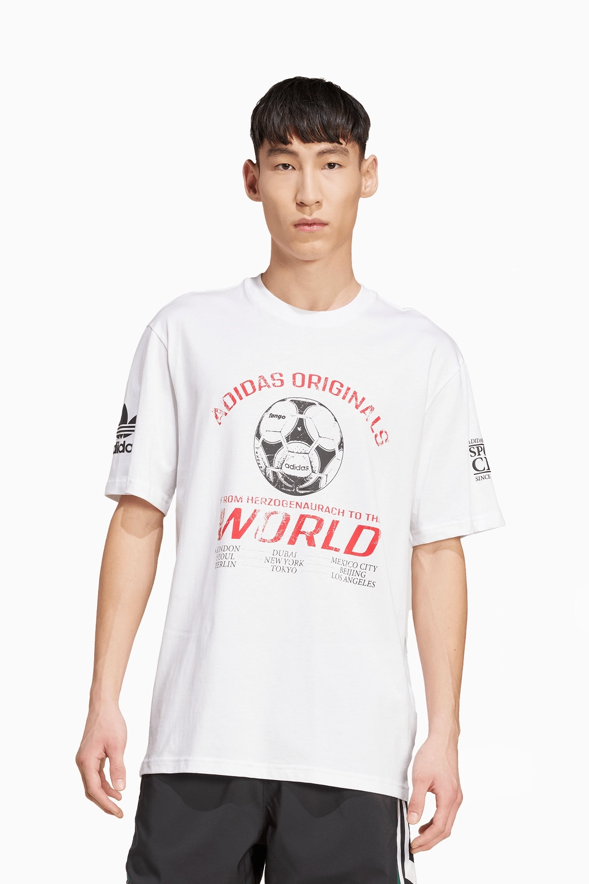 Koszulka adidas 90s Football Tee - Biały