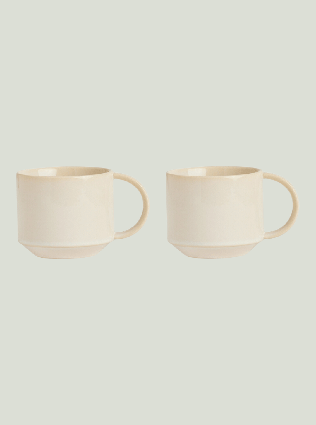 Kubek Yuka Cup Offwhite OYOY - Zestaw 2 sztuk