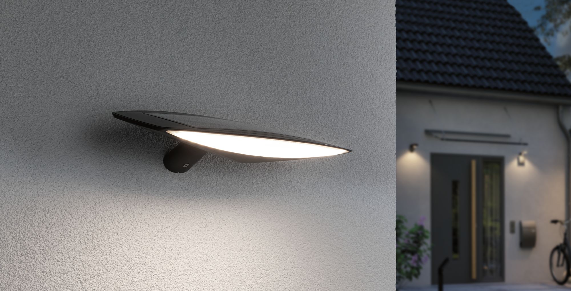 Paulmann Kiran kinkiet solarny 1x6,5 W antracyt 94339