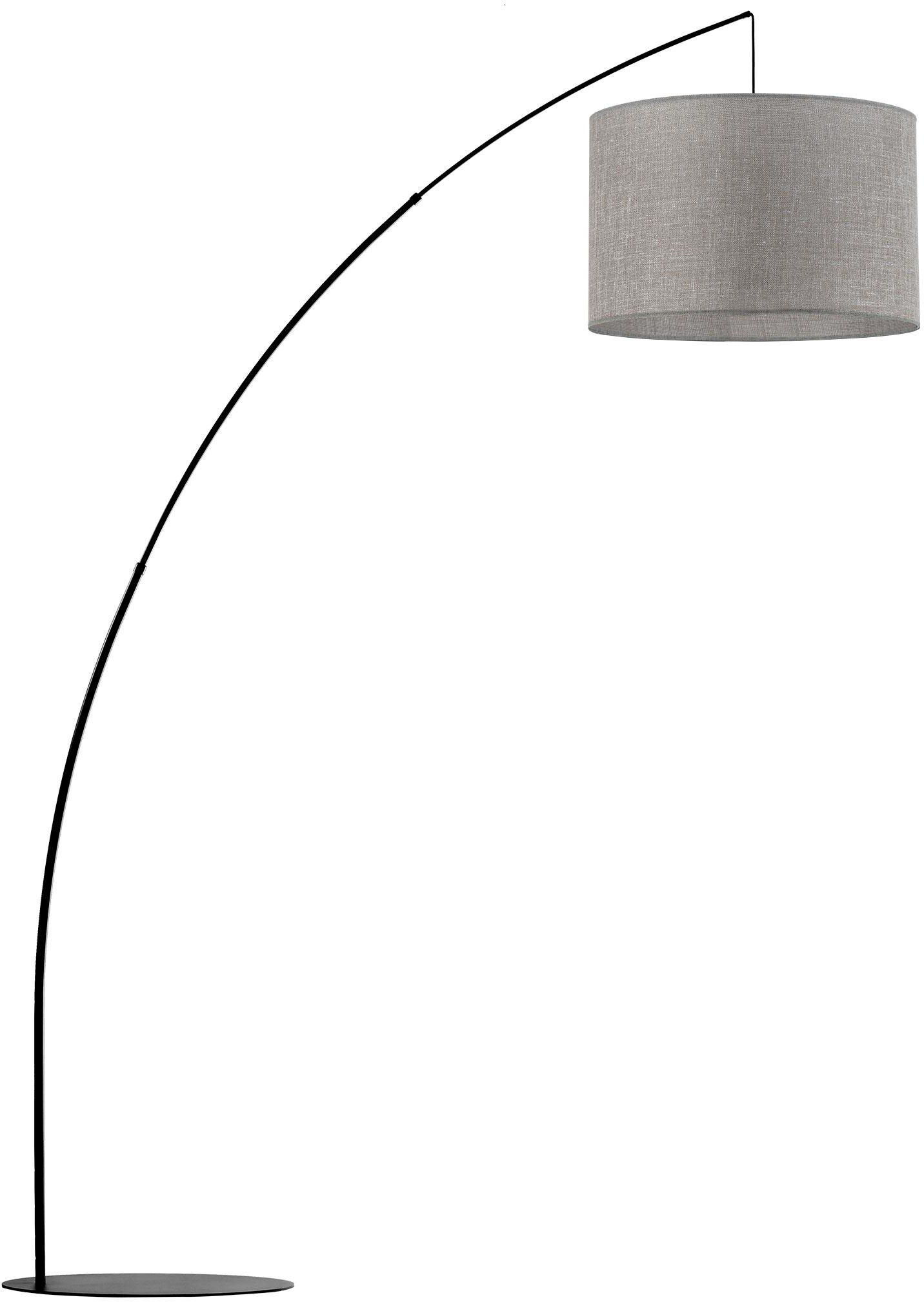 TK Lighting Moby lampa stojąca 1x15W szara/czarna 5487