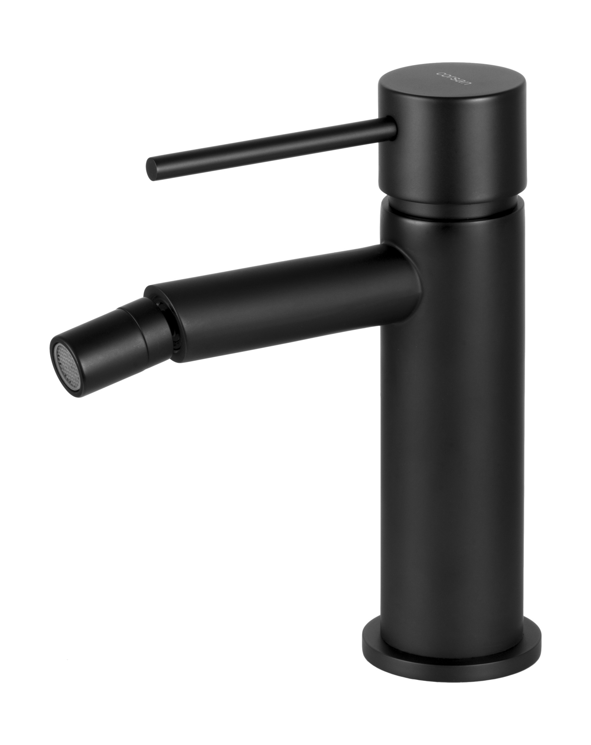Corsan Lugo bateria bidetowa stojąca czarny półmat CMB7531BL