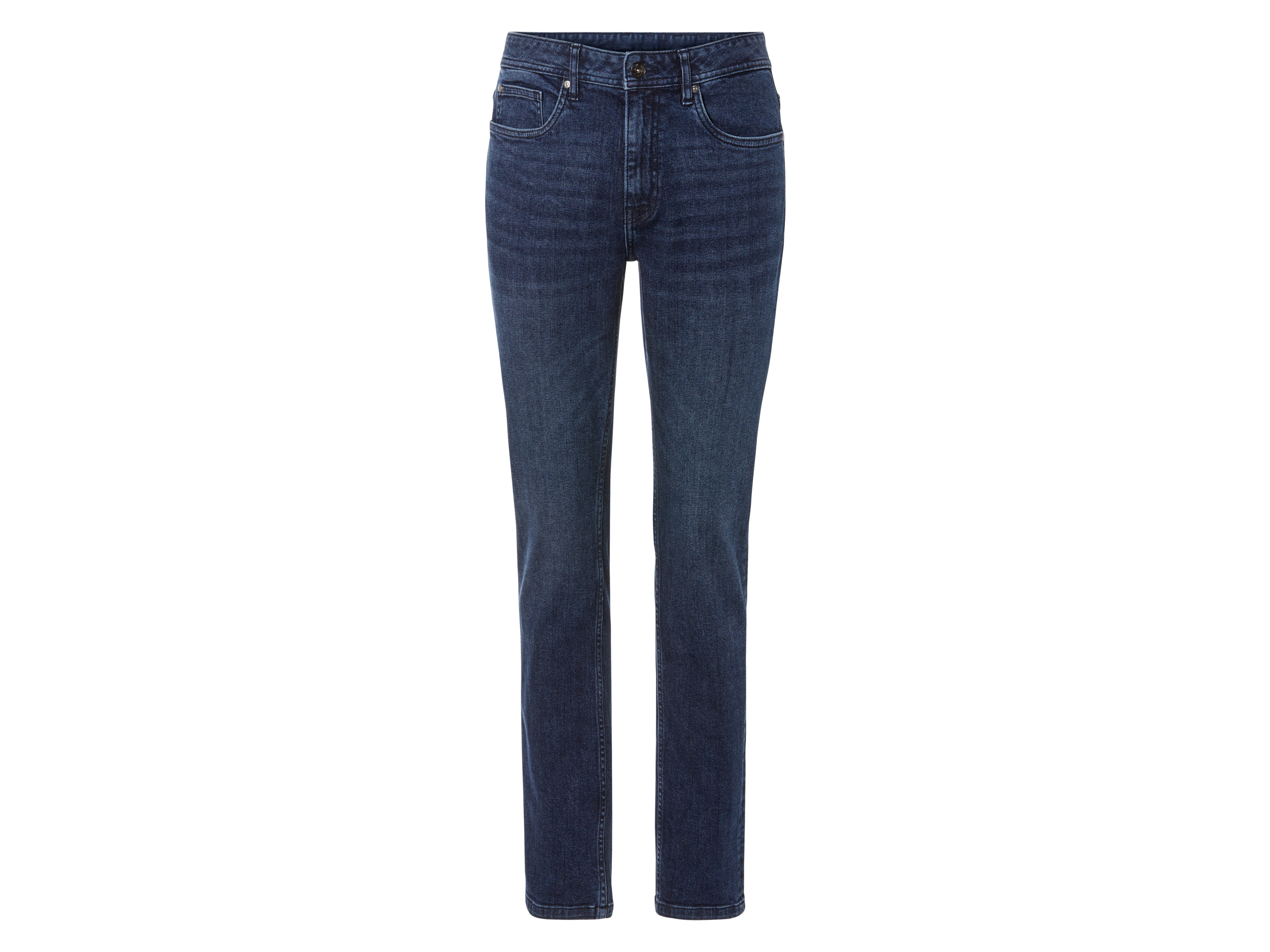 Livergy Jeansy męskie bawełniane Slim Fit Jasnoniebieski, 50 34/32