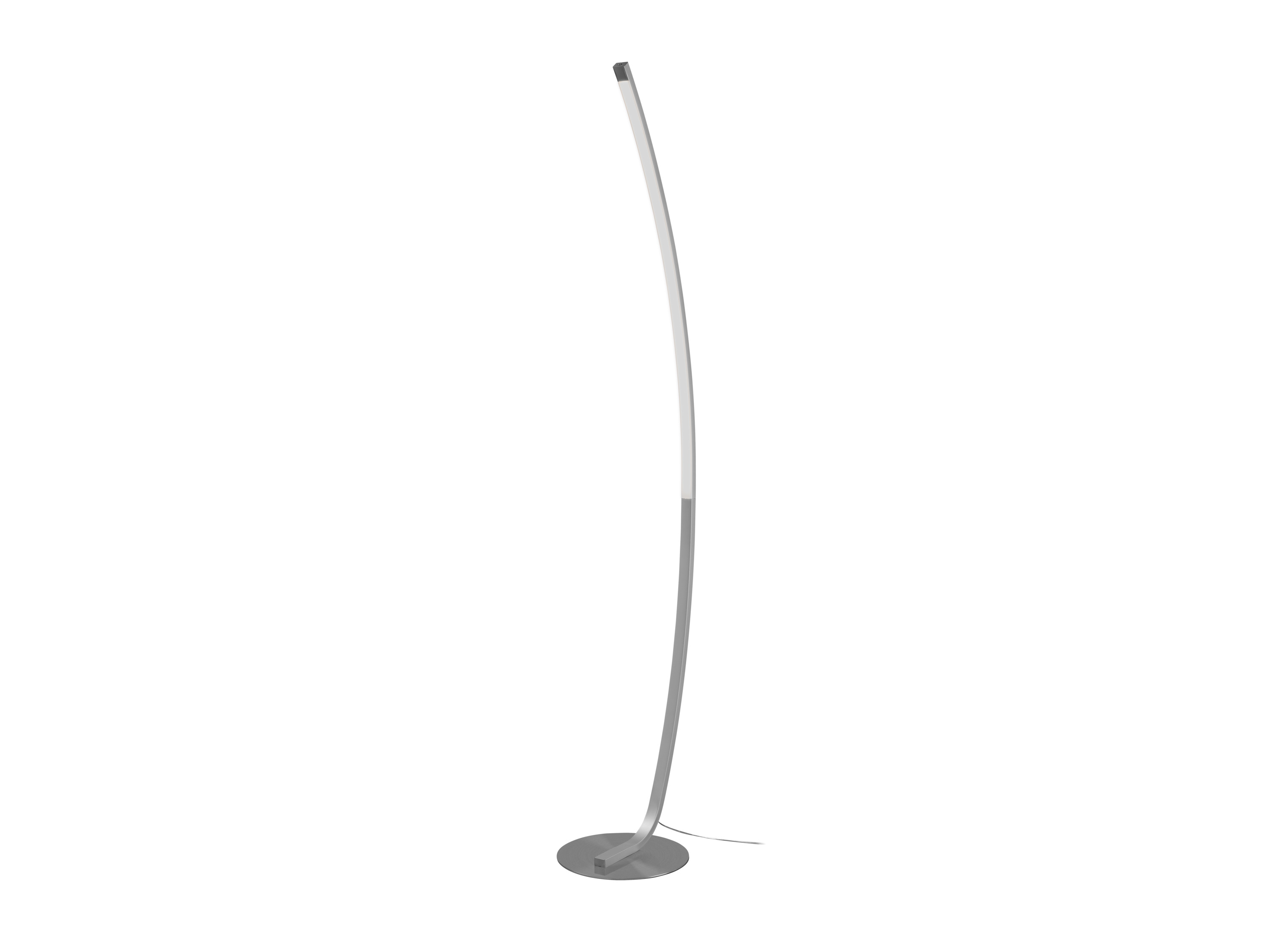 Livarno home Lampa podłogowa LED z dotykowym ściemniaczem Łuk/szary