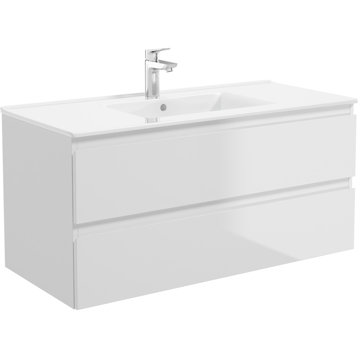 Darmowa Dostawa - Umywalka 101x46 cm prostokątna meblowa biała Oltens Vernal 41207000
