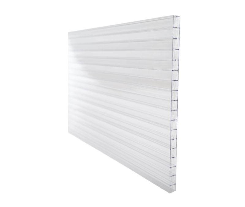 Poliwęglan komorowy TECH-PLAST 10mm bezbarwny 2,10 x 6,00m X-premium 1 szt.