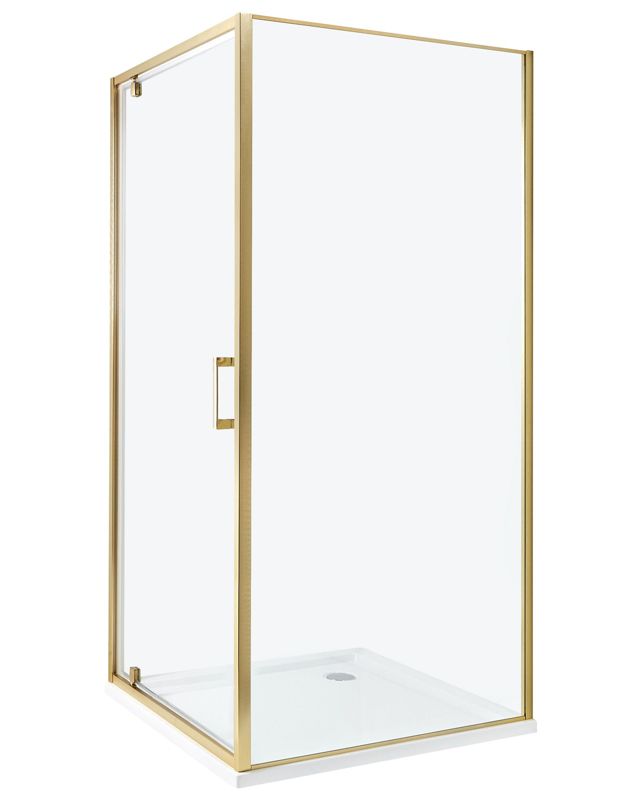Kabina prysznicowa Darli 90 x 90 x 185 cm Złoty 1 szt.