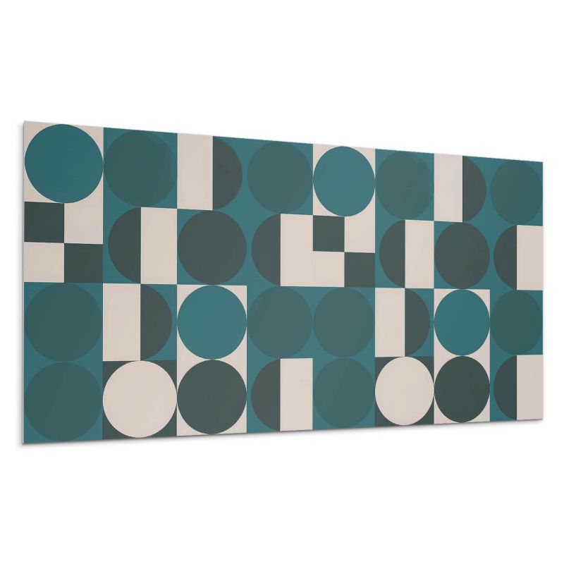 Panel samoprzylepny Wallfluent 120x60 cm Geometryczne wzory z różnorodnymi kształtami 1 szt.