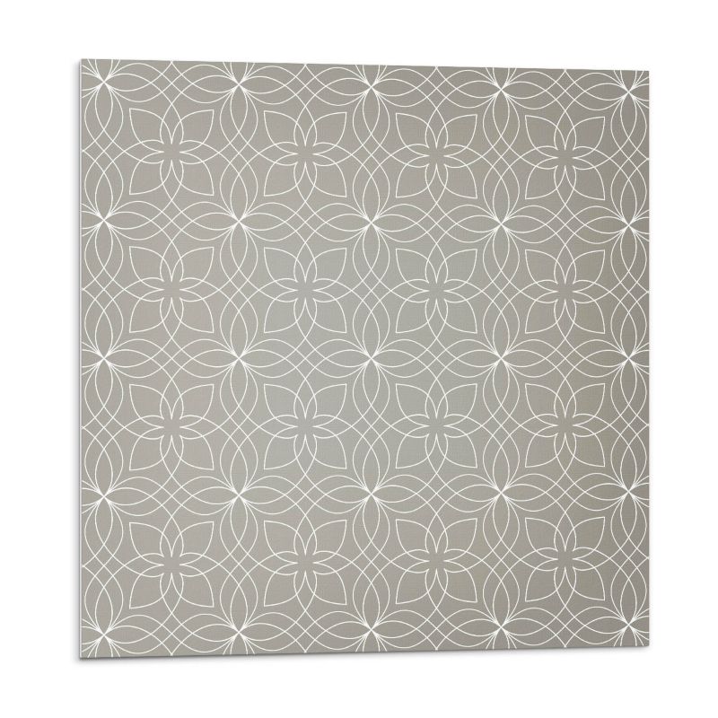 Kafelki samoprzylepne Wallfluent 30x30 cm Geometryczne motywy z kwiatową inspiracją 9 szt.