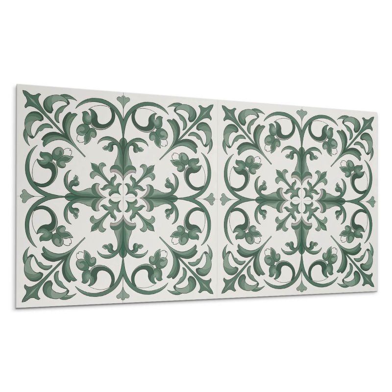 Panel samoprzylepny Wallfluent 100x50 cm Kwiatowy wzór w otoczeniu roślin 1 szt.