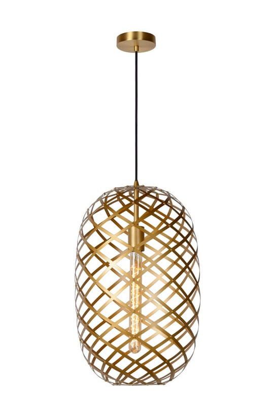 Lampa sufitowa wisząca Lucide Wolfram 1170 mosiądz-złoto szerokość 32 cm 1xE27 x 60W 1 szt.