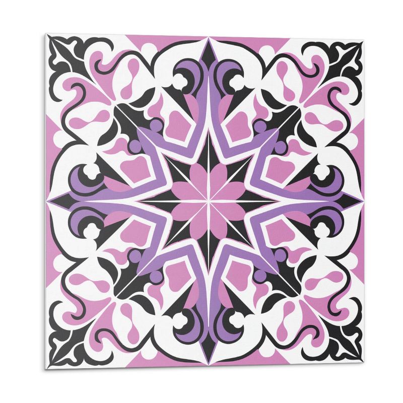 Kafelki samoprzylepne Wallfluent 50x50 cm Gwiazdowe kwiaty w nowoczesnym stylu 4 szt.