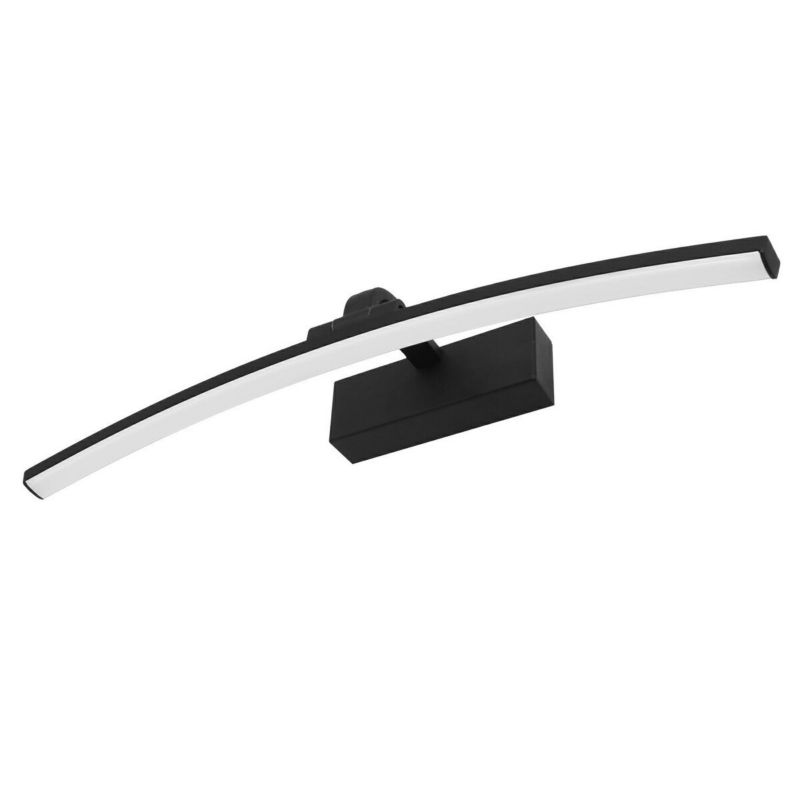 Kinkiet ścienny IdeaLED Terra czarno-biały nad lustro LED 12W 4000K 840lm IP44 wym: 12,5 x 50 x 5 cm - 1 szt.