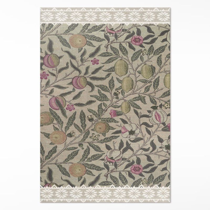 Ozdobny Dywan Winylowy Wallfluent 100x150 cm Owoce William Morris 1 szt.