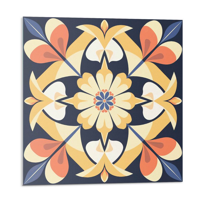 Kafelki samoprzylepne Wallfluent 20x20 cm Mandala z kwiatowymi akcentami 20 szt.