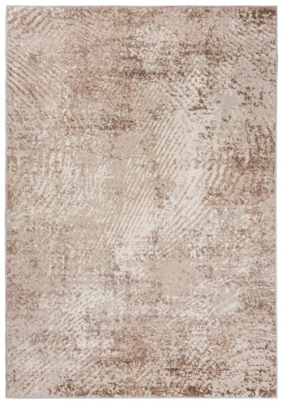 Dywan Wewnętrzny PORTLAND Prostokątny Mazovia 80 x 150 cm Beżowy Motyw Abstrakcyjny 1 szt.