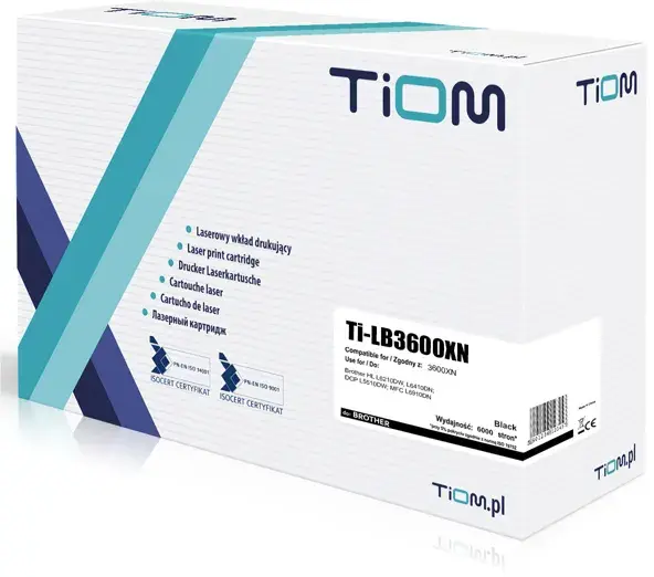 Toner Tiom Ti-LB3600XN (3600XN, TN3600XL), 6000 stron, black (czarny)