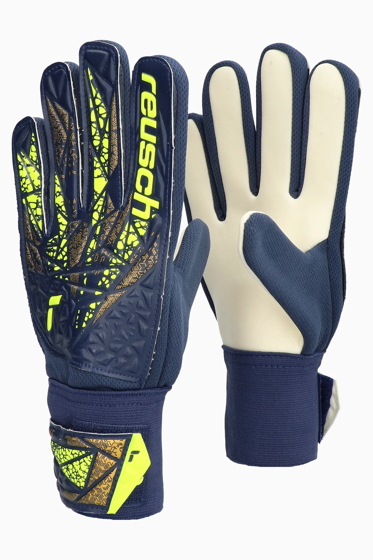 Rękawice Reusch Attrakt Starter Solid - Granatowy