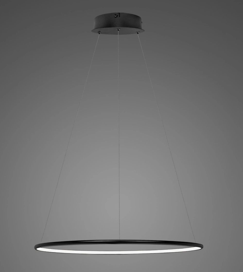 Altavola Design Ledowe Okręgi lampa wisząca 1x21W LED czarny LA073/P_40_in_4k_21W_black