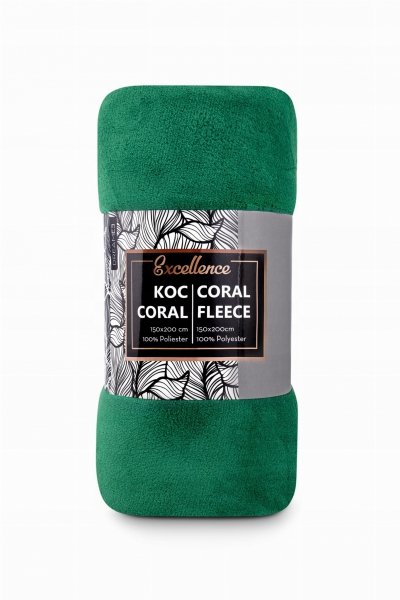 Koc z mikrofibry CORAL 150x200 wz. FLEECE201010