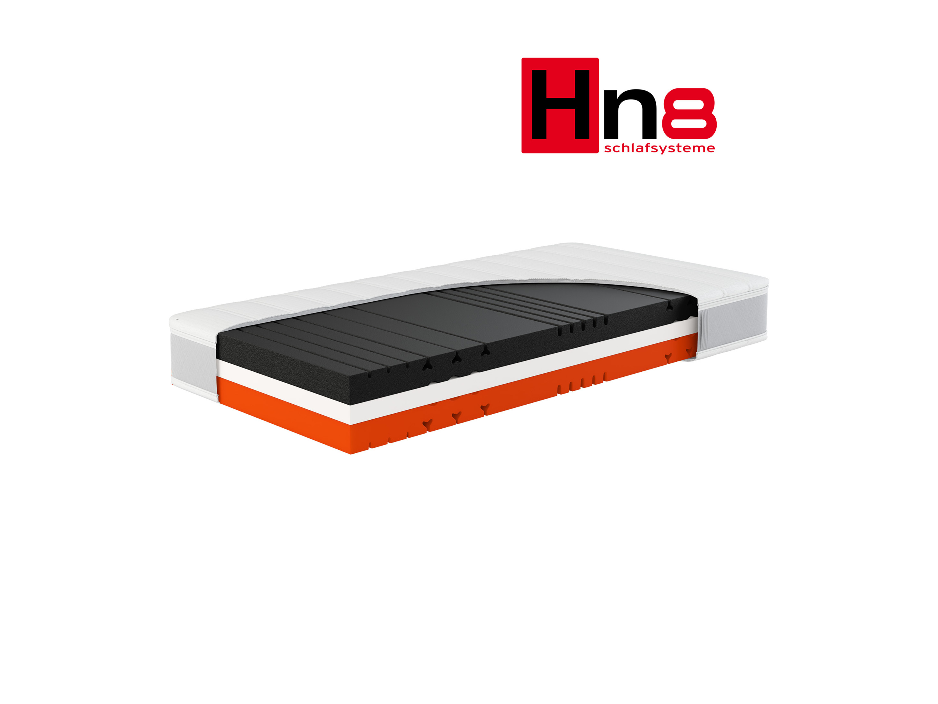 Hn8 Schlafsysteme Materac piankowy 7-strefowy Sleep Balance Pro H2/H3, 100 x 200 cm