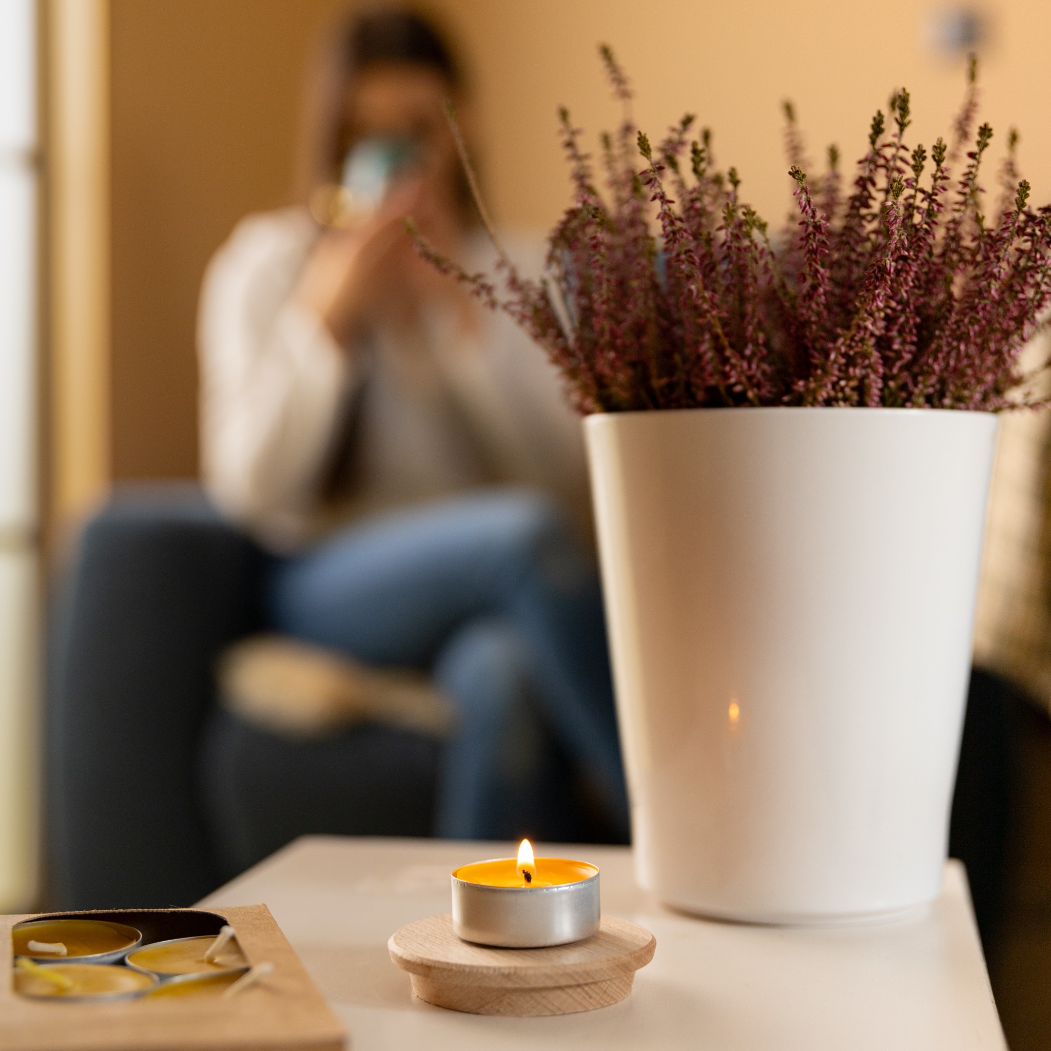 Świeca tealight / podgrzewacz 12g - Pasieka z Pasją Hawran