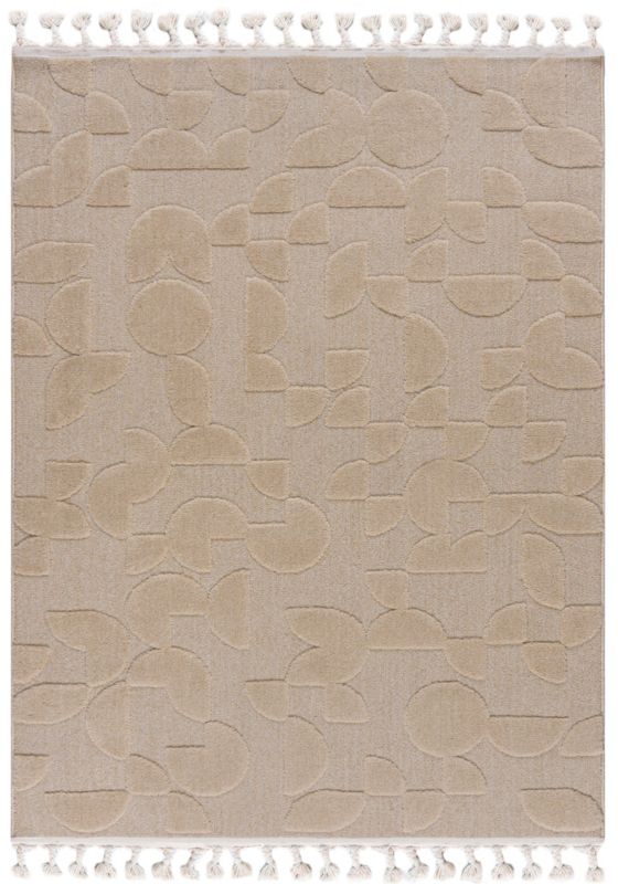 Dywan Wewnętrzny Pisa Campo Prostokąt Mazovia 250x350 cm Beżowy Kremowy Motyw Geometryczny 1 szt.