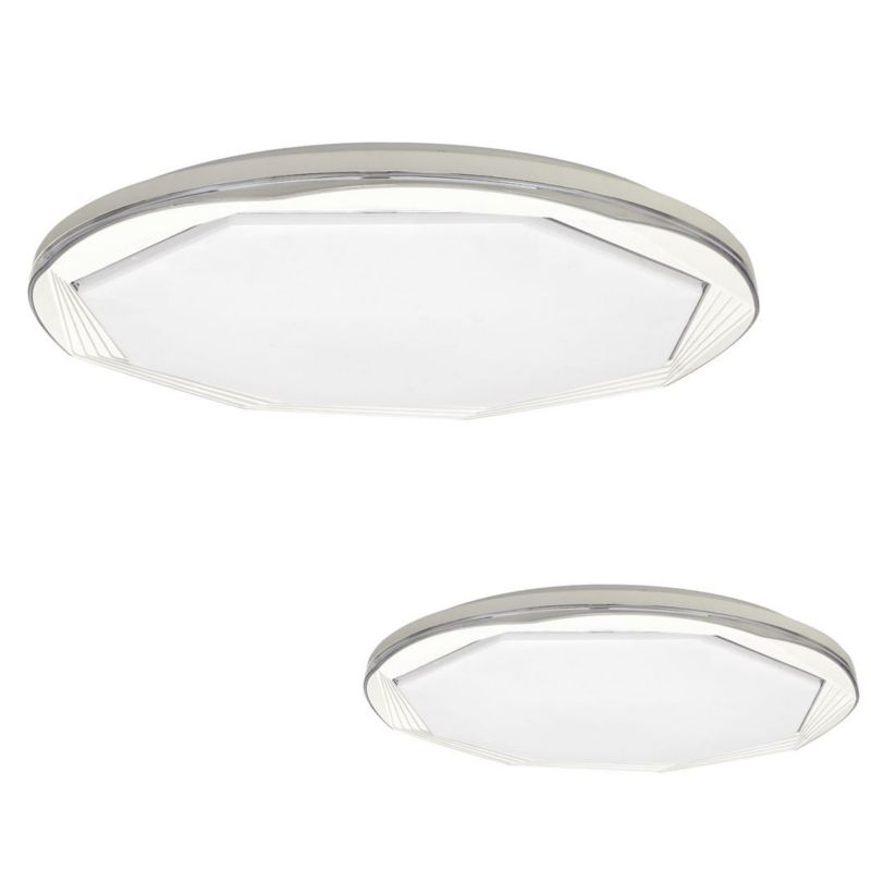 Plafon sufitowy Milagro Optima biały LED 52W 3000K-6000K IP20 wym: 6 x 48 x 48 cm tworzywo sztuczne - 1 szt.