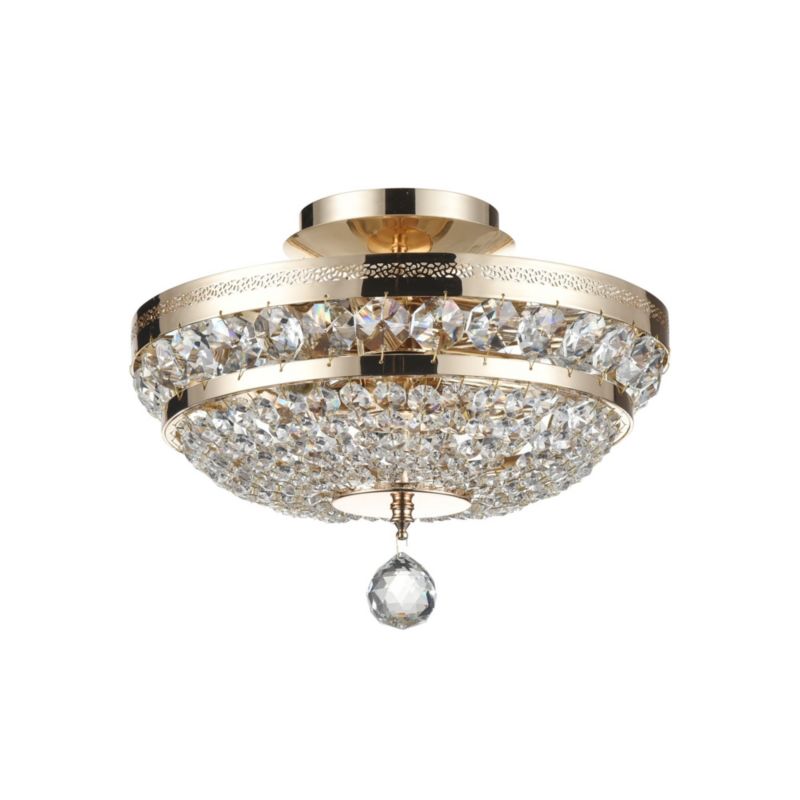 Lampa wisząca Maytoni Ottilia 7006 mosiężno-złota kryształowa 3xE14 x 60W 1 szt.