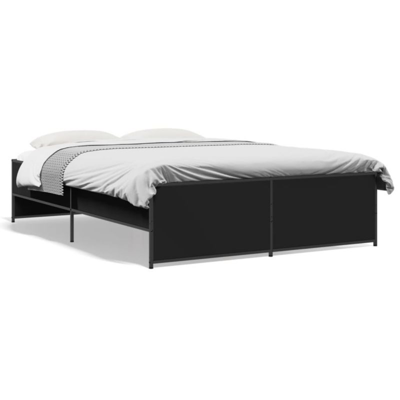 Łóżko metalowe WaszeMeble 120x190 cm czarna WM-3279907 1 szt.