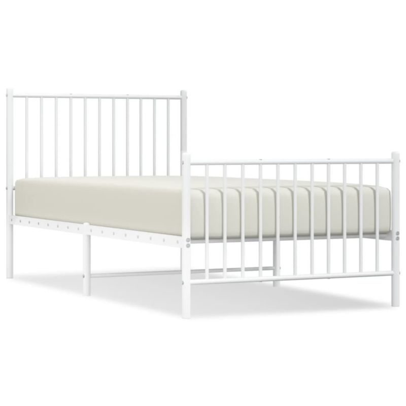 Łóżko metalowe WaszeMeble 90x190 cm biała WM-350941 1 szt.