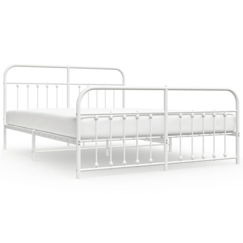 Łóżko metalowe WaszeMeble 180x200 cm biała WM-352649 1 szt.