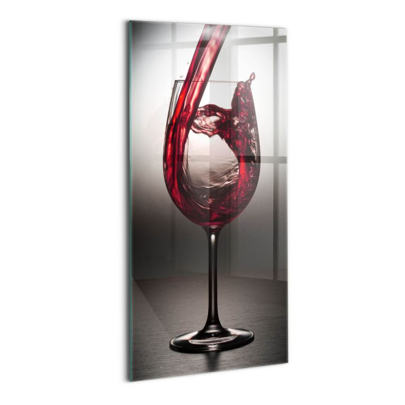 Obraz Szklany Wallfluent 60x120 cm Lampka wina 1 szt.