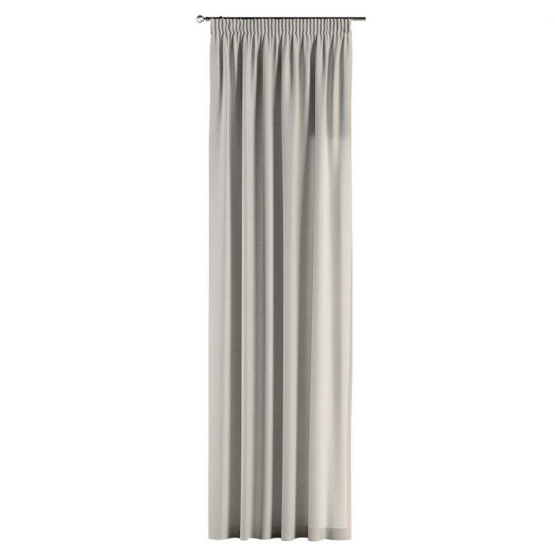 Zasłona na taśmie marszczącej 1 szt. 130 x 245 cm Dekoria silver(jasnoszary) 1 szt.