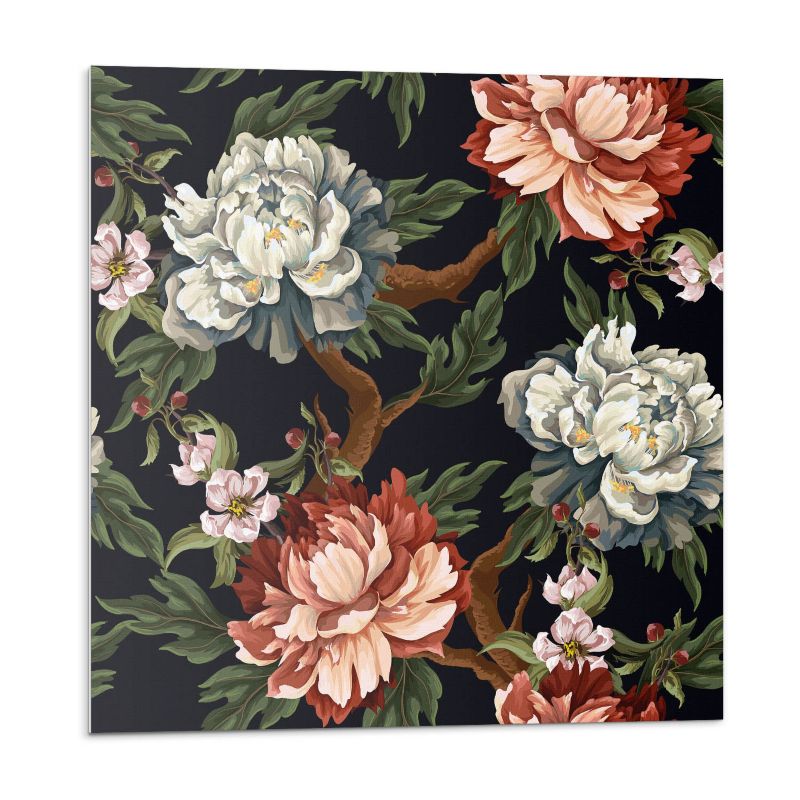 Kafelki samoprzylepne Wallfluent 20x20 cm Wzór kwiatów 20 szt.