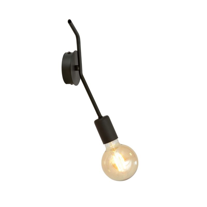 Kinkiet ścienny Emibig Frix czarny 1 x E27 x 15W IP20 wym: 35 x cm - 1 szt.