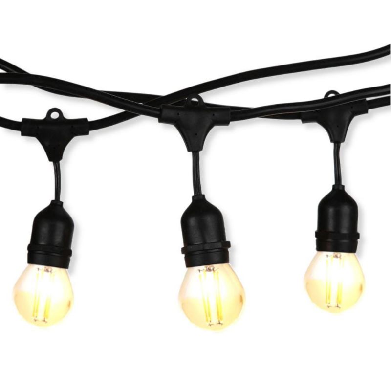 Girlanda ogrodowa V-TAC 713 czarna 15 punktów 15 x E27 x 50W IP54 15 metrów - 1 szt.